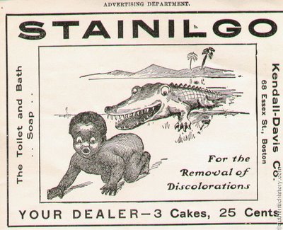 Stainglo ‘gator / Black baby ad